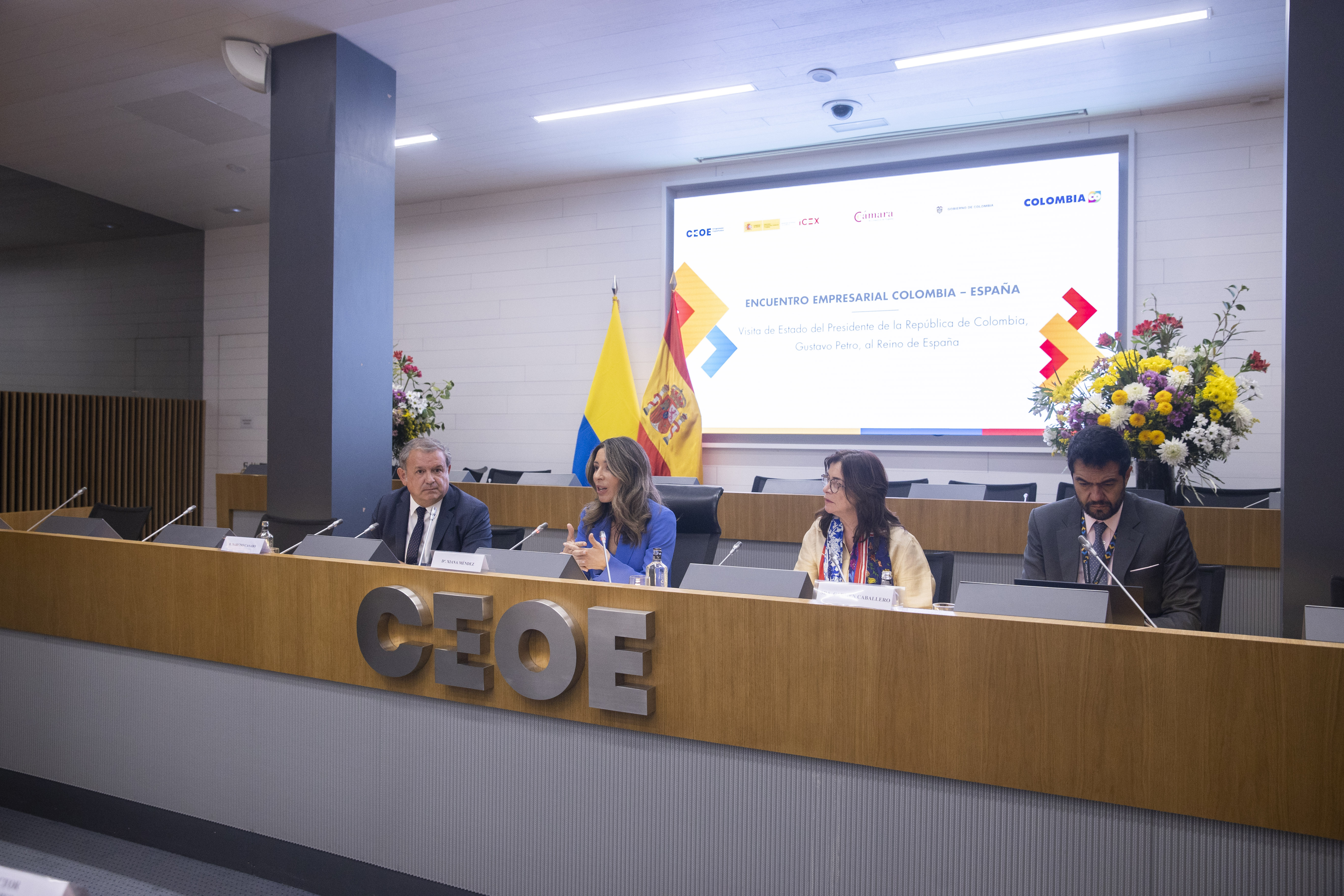 Narciso Casado, Xiana Méndez y Carmen Caballero