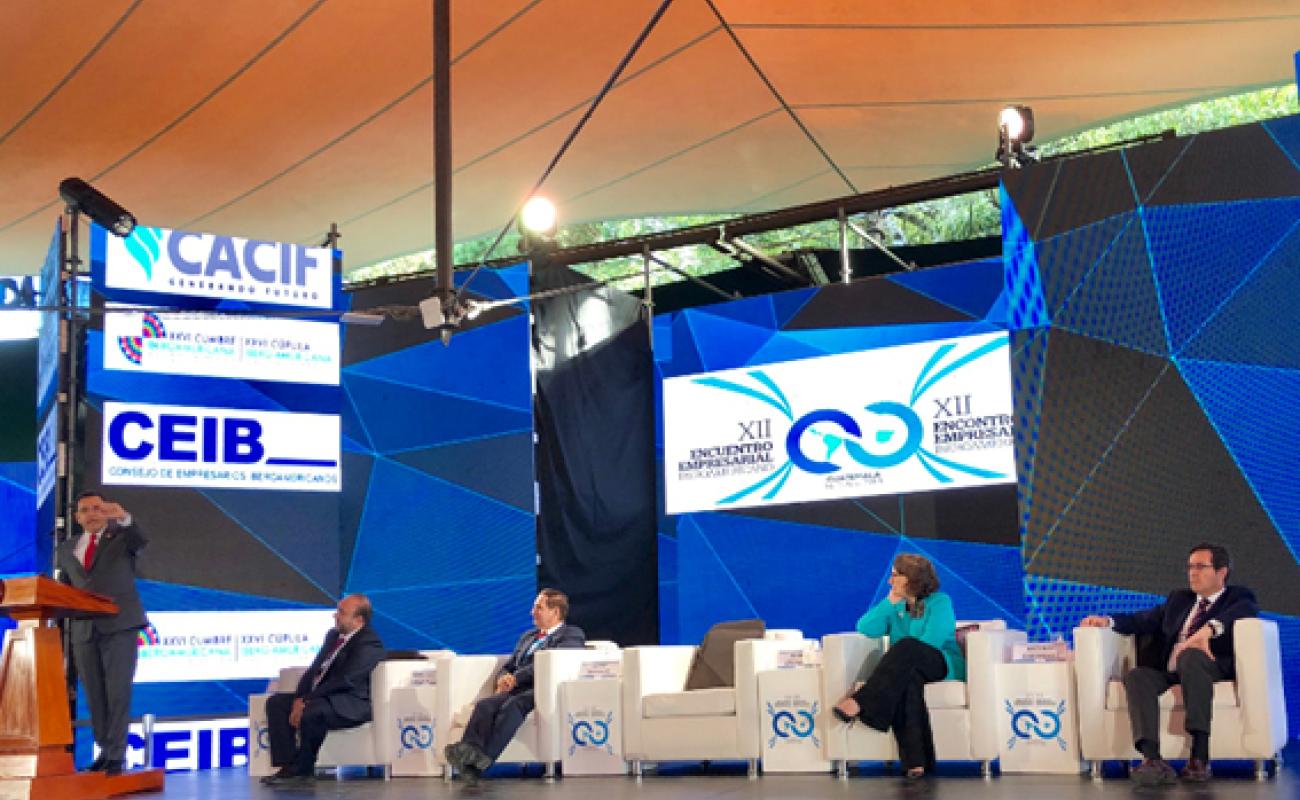 Momento de la inauguración
