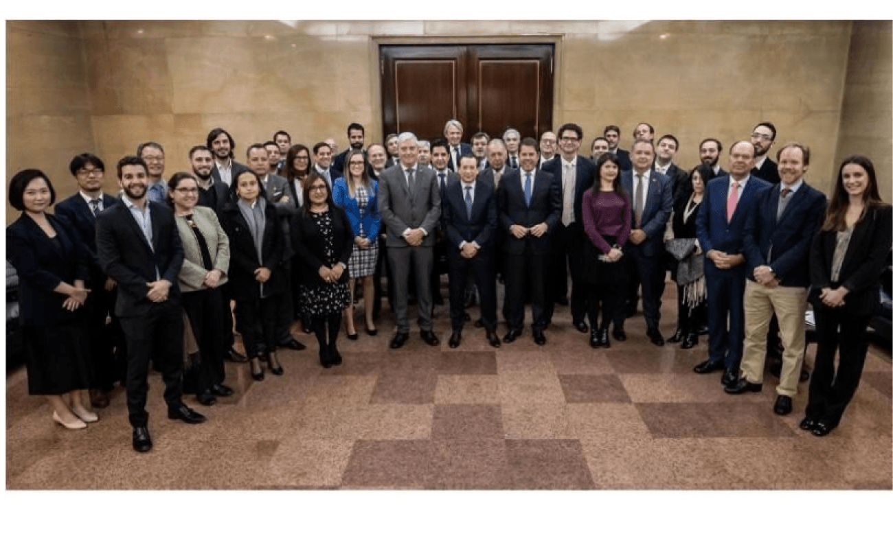 Participantes de la reunión plenaria de Confederaciones Empresariales del espacio iberoamericano