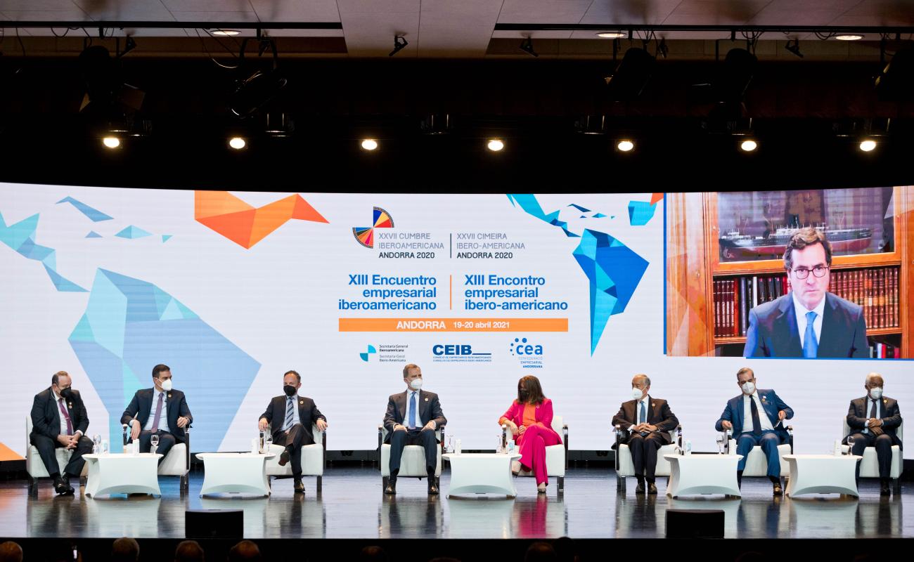 Conversatorio de Jefes de Estado y de Gobierno en la Cumbre Iberoamericana celebrada en Andorra  