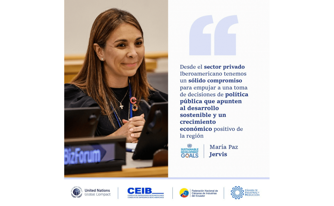 María Paz Jervis en el SDG en Nueva York