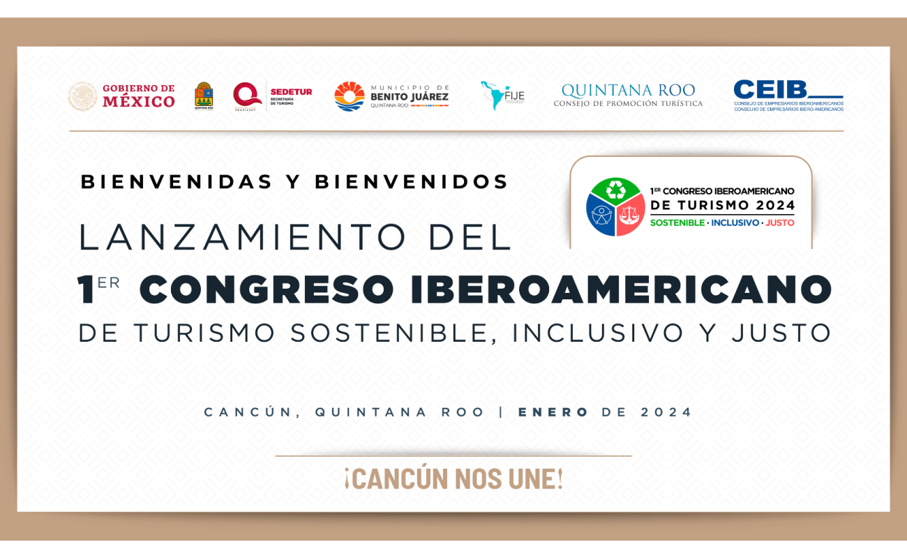Cartel de presentación del I Foro de Turismo Sostenible, Inclusivo y Justo