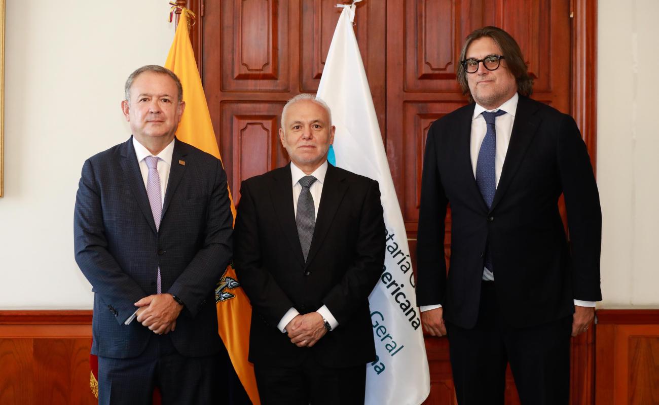 Reunión con el vicecanciller de Relaciones Exteriores, Jaime Barberis