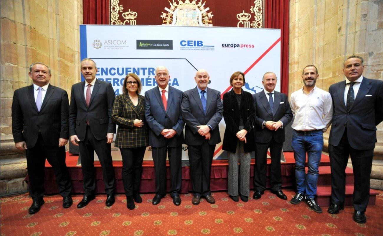 Algunos de los participantes en el encuentro empresarial celebrado en Oviedo