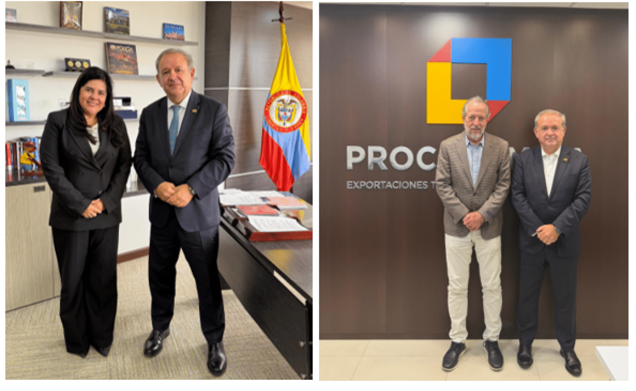 Narciso Casado junto destacadas autoridades del Gobierno y de ProColombia