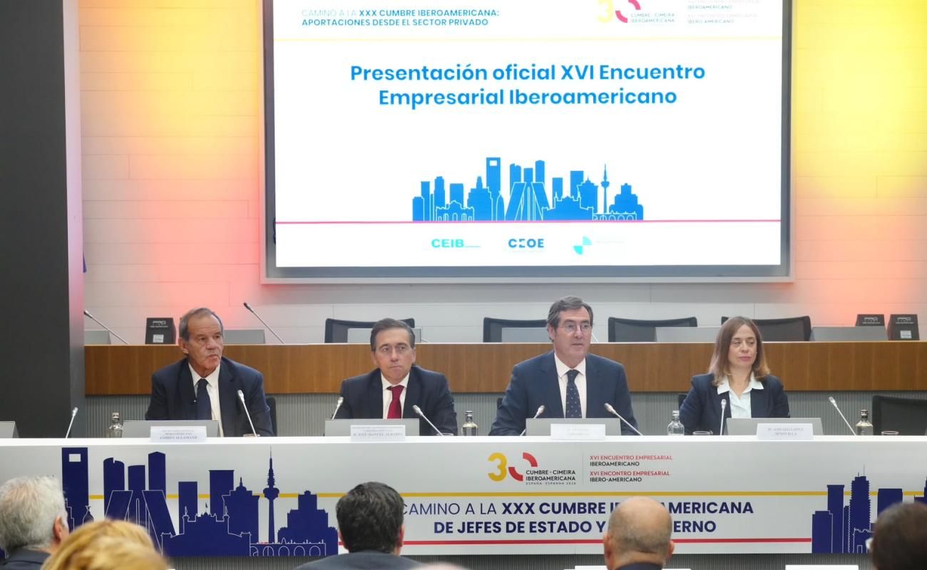 Presentación del XVI Encuentro Empresarial Iberoamericano en CEOE