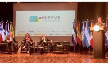 Gerardo Cuerva durante la inauguración del III Foro Iberoamericano de la Mipyme