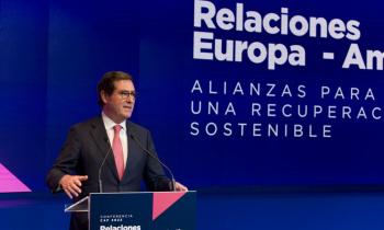 El presidente de CEOE interviene en la clausura de la conferencia Relaciones Europa-América Latina de CAF