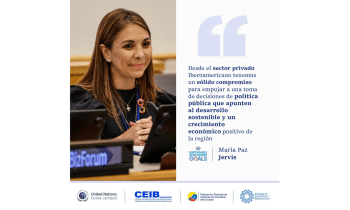 María Paz Jervis en el SDG en Nueva York