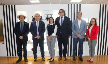 Reunión con la ministra de Producción, Comercio Exterior, Inversiones y Pesca, Sonsoles García