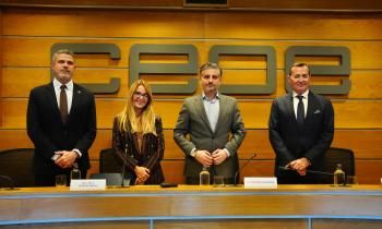 Participantes en el Encuentro Empresarial España-Puerto Rico en CEOE
