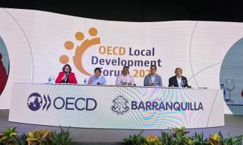 Ponentes en el foro de la OCDE