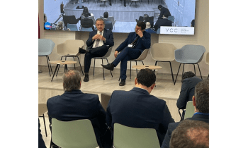 Narciso Casado y Mariano Maltese durante el 5º aniversario de Soft Landing World