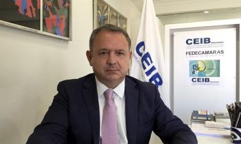 El secretario permanente de CEIB, Narciso Casado, en su mensaje durante la 77ª Asamblea Anual de Fedecámaras