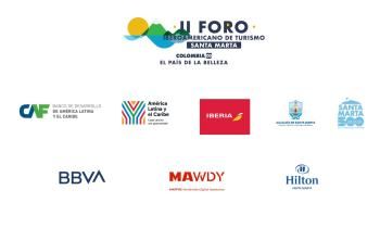 Logos patrocinadores II Foro Iberoamericano de Turismo